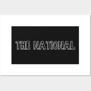 The National Band Logo Bob´s Burger Lettering Posters and Art